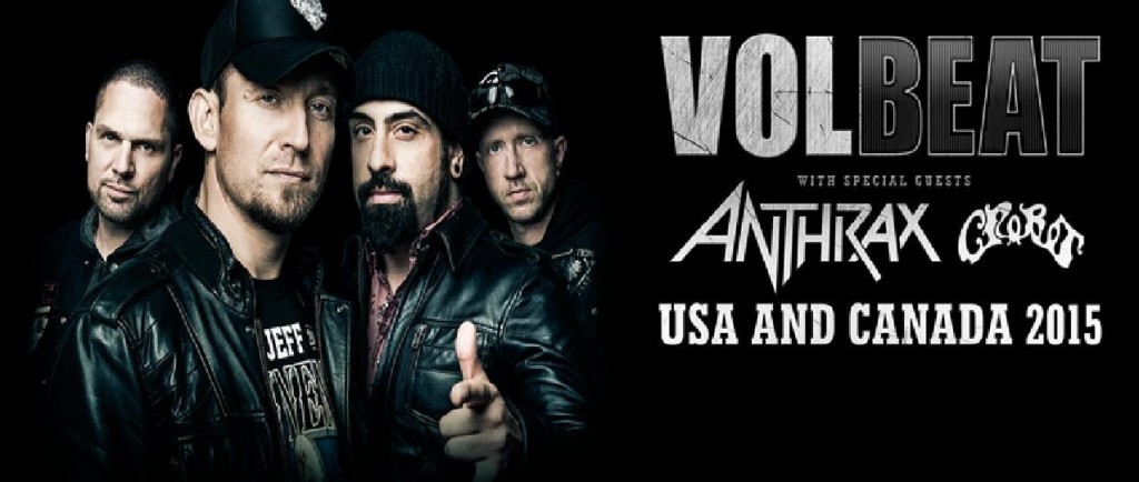 Volbeat with Anthrax and Crobot