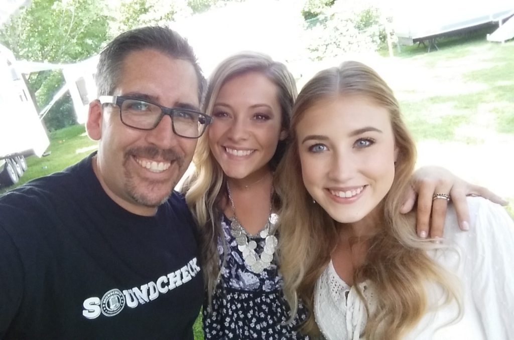 Corey with Maddie & Tae - Gone Country Music Festival