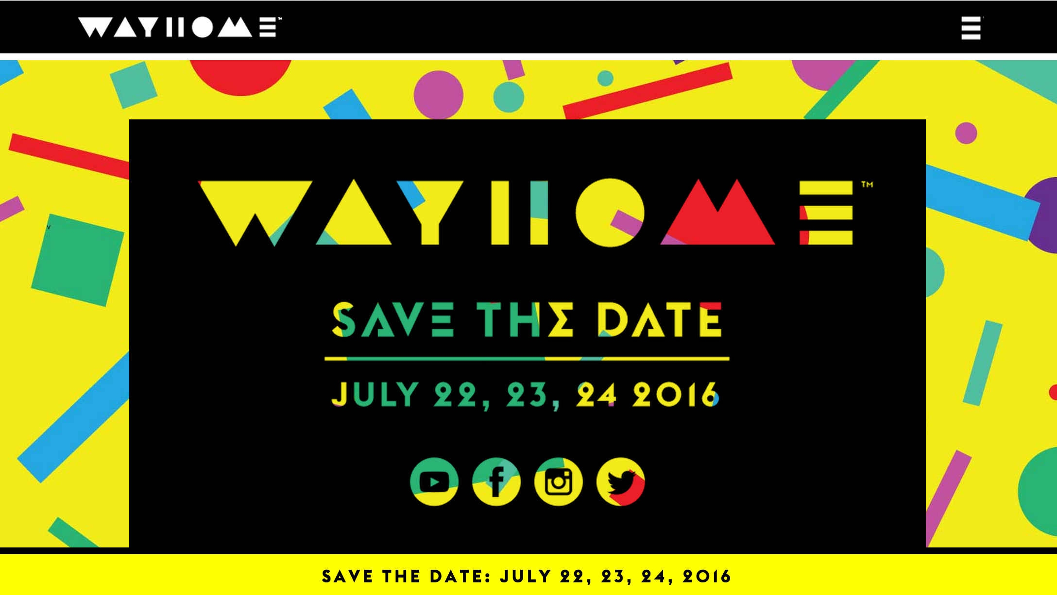 WayHome 2016 Announcement