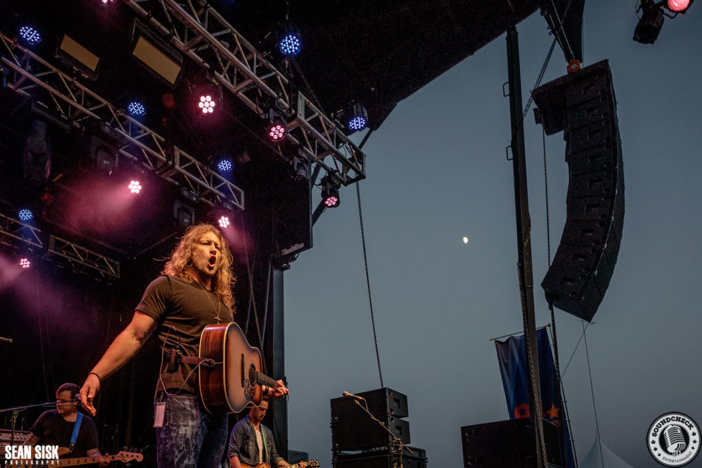 Cory Marquardt performs at the Spencerville Stampede in 2015 photo by Sean Sisk for Sound Check Entertainment