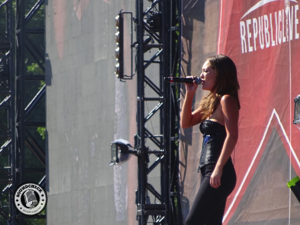 Kira Isabella performs on the main stage at Boots and Hearts 2015 - Photo: Corey Kelly