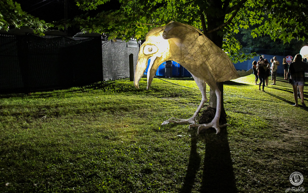 Sculpture bird Riverfest Elora 2015