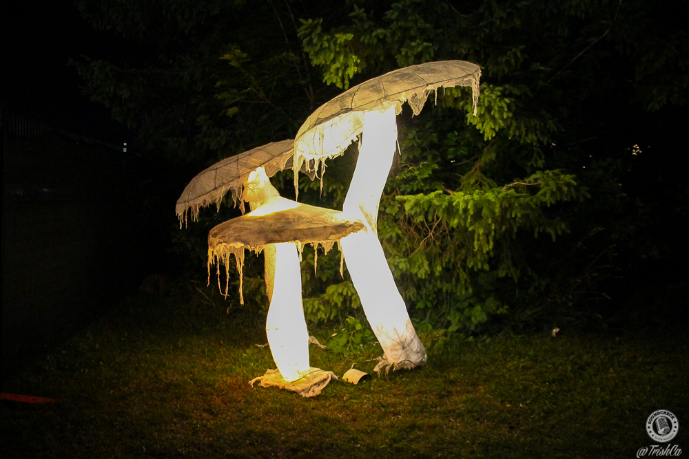 Sculpture mushrooms Riverfest Elora 2015