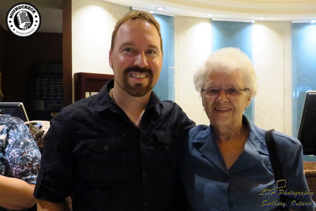 Jason Barry (Nominated for CCMA Guitar Player of the Year and Recording Studio of the Year) with his mom.