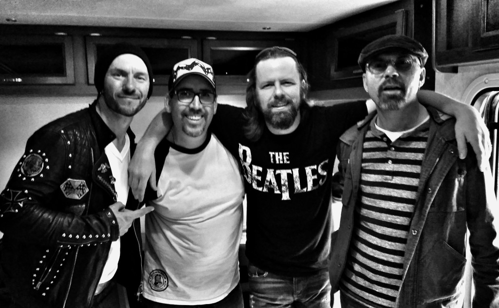 The Road Hammers with our Corey Kelly after they wrap the Mason Jar Session