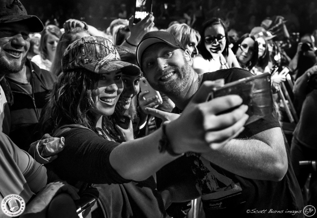 Tim Hicks takes time for a Selfie during the SOLD OUT show at the Guelph Concert Theatre - Photo: Scott Burns Images