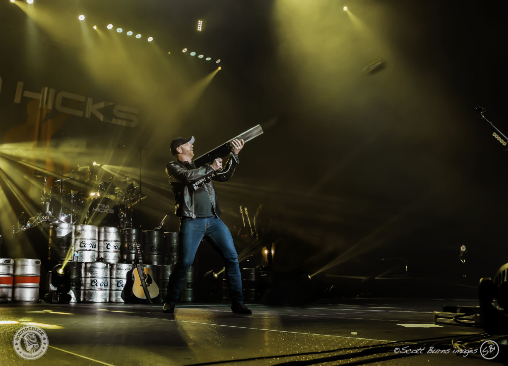 Tim Hicks performs to a packed house on the final date of the Get A Little Crazy Tour in Oshawa - Photo: Scott Burns