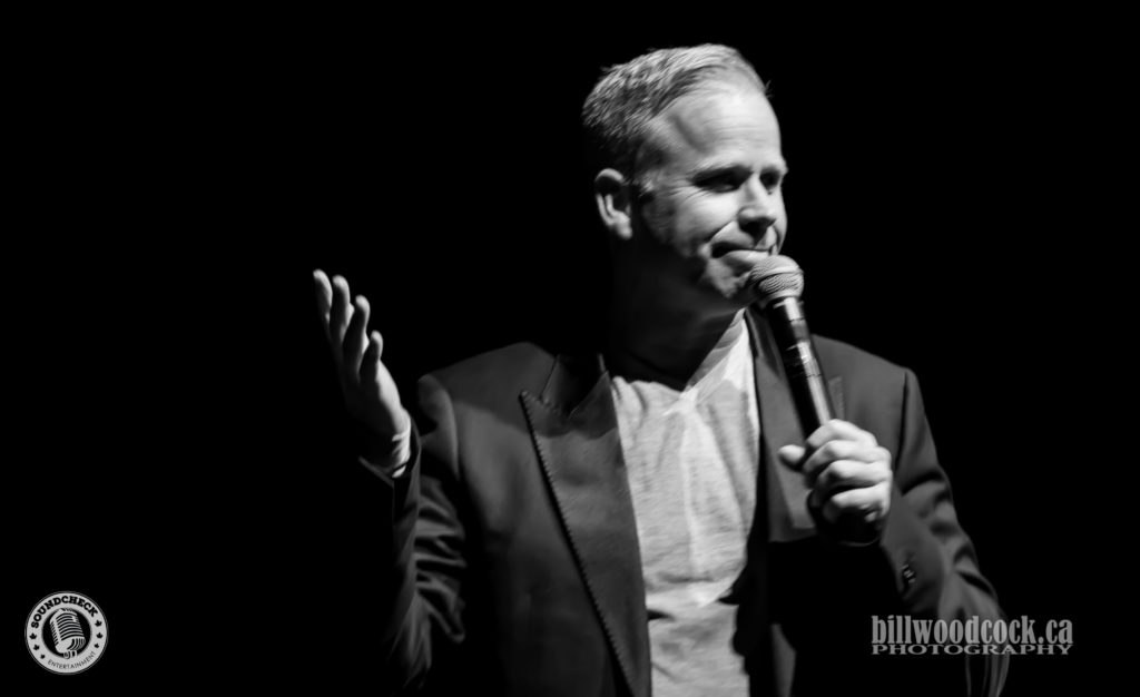 Gerry Dee performs in London ON. Photo: Bill Woodcock