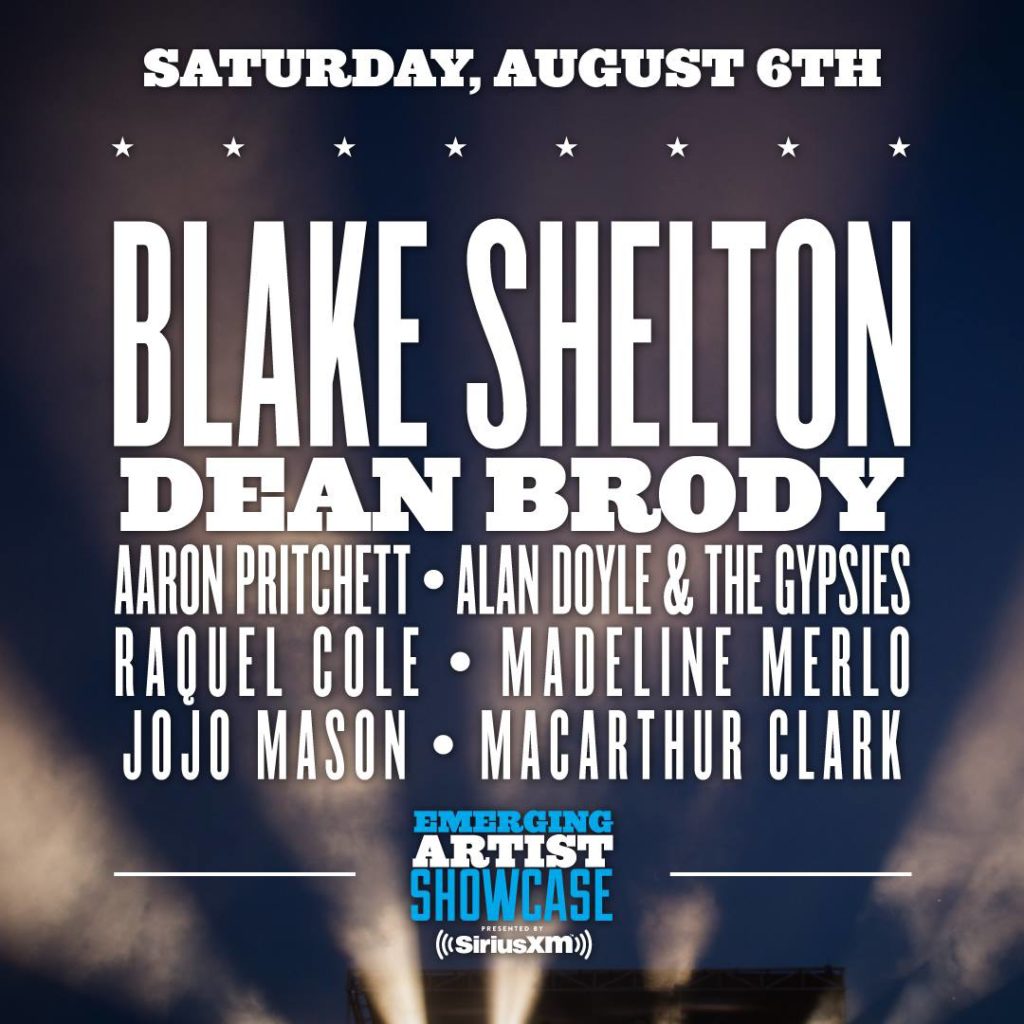 Boots and Hearts Saturday Night Line Up