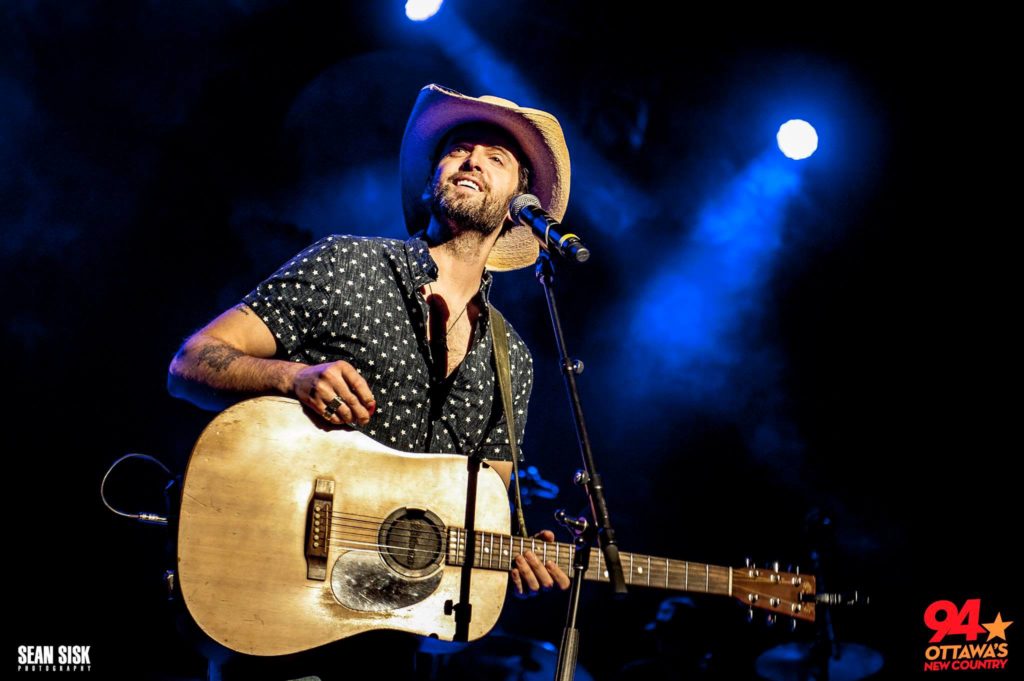 Dean Brody performs at New Country 94's Summer Kick Off Party - photo by Sean Sisk courtesy of New Country 94