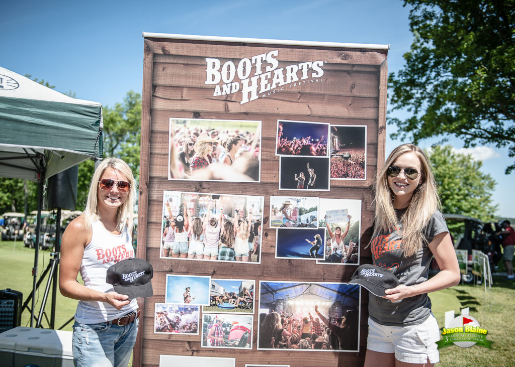 Boots & Hearts was hanging out at Jason Blaine's Celebrity Charity Golf Classic - Photo: Sean Sisk