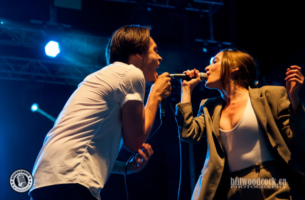July Talk perform at the Sound of Music Festival in Burlington - Photo: Bill Woodcock