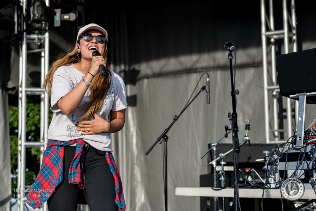 Kiki Rowe perform at the Sound of Music Festival in Burlington - Photo: Mike Highfield