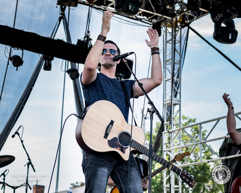 Rich Cloke performs at the Sound of Music Festival in Burlington - Photo: Mike Highfield