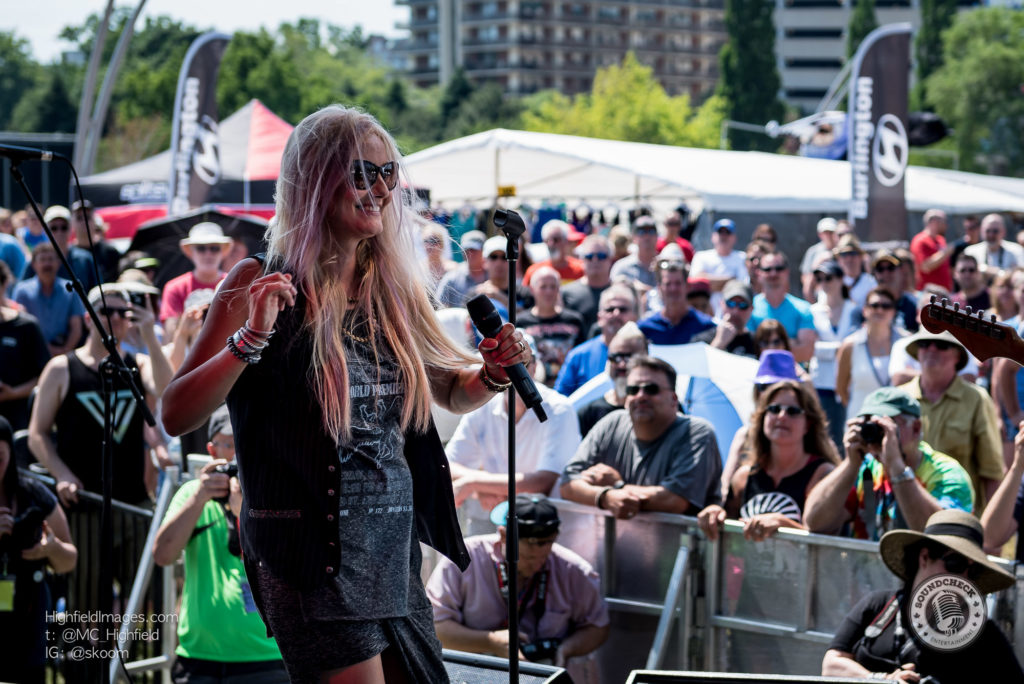 Sass Jordan performs at the Sound of Music Festival in Burlington - Photo: Mike Highfield