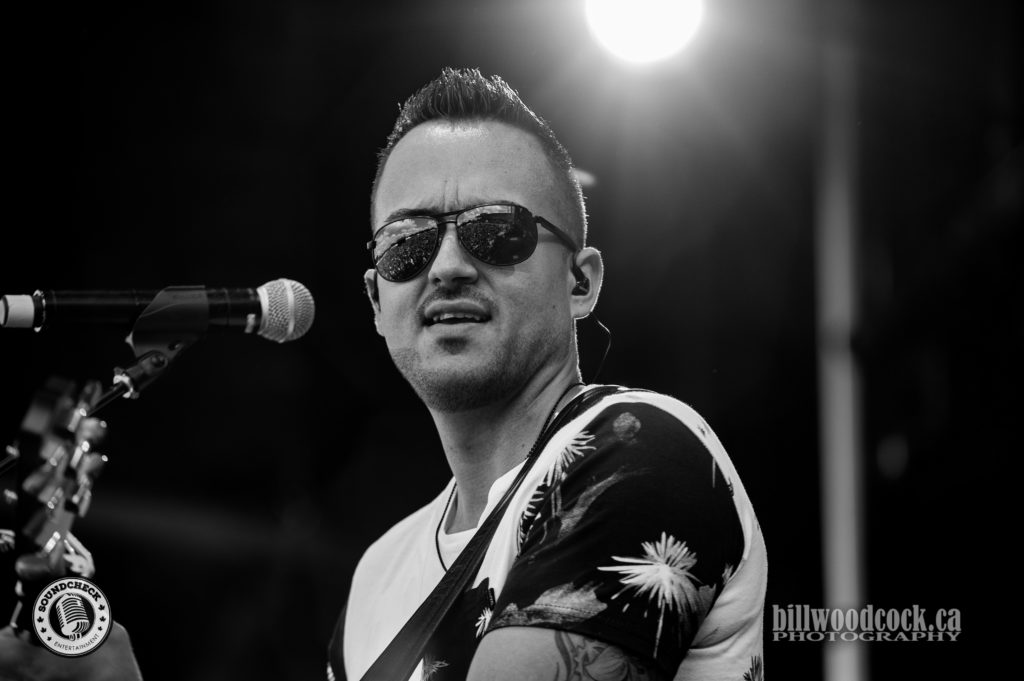 Jason Benoit performs at Trackside Music Festival in London, ONT - Photo: Bill Woodcock