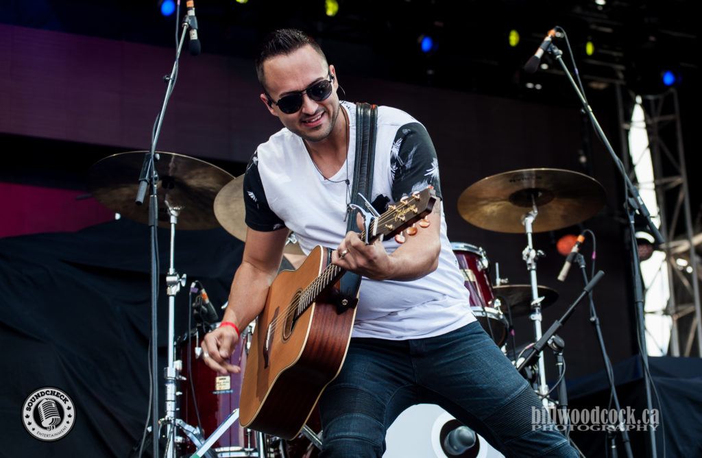 Jason Benoit performs at Trackside Music Festival in London, ONT - Photo: Bill Woodcock