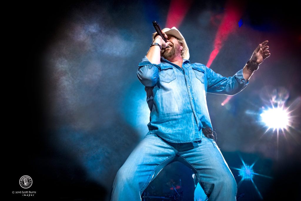 Toby Keith performs at the Molson Canadian Amphitheatre in Toronto. Photo: Scott Burns