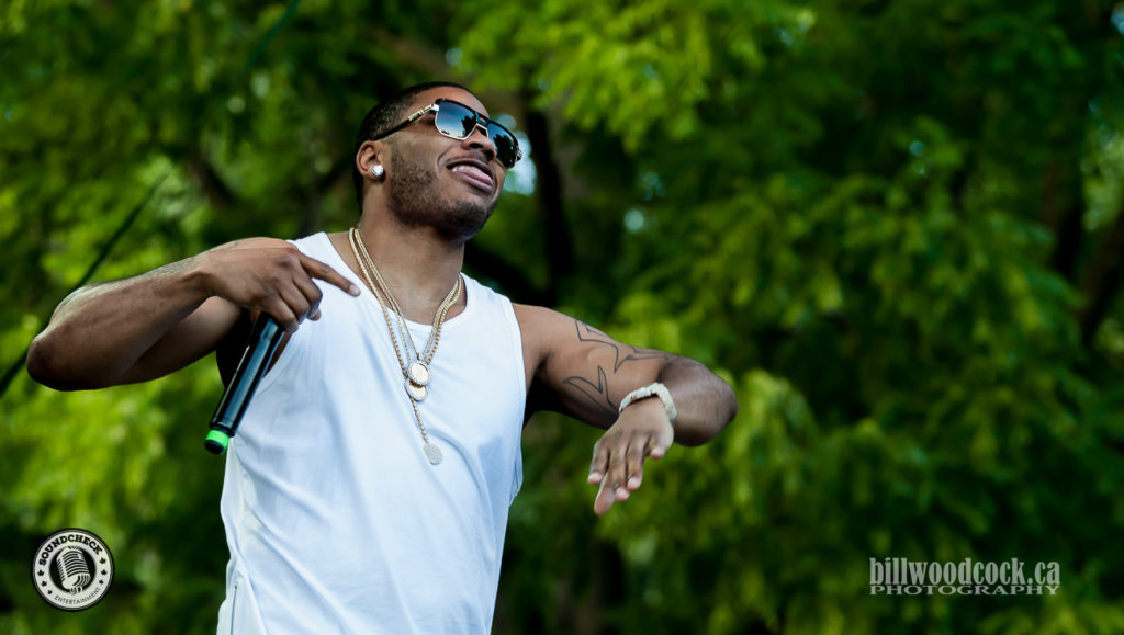 Nelly performs at Rock The Park in London. Photo: Bill Woodcock