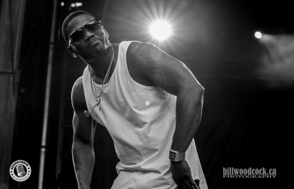 Nelly performs at Rock The Park in London. Photo: Bill Woodcock