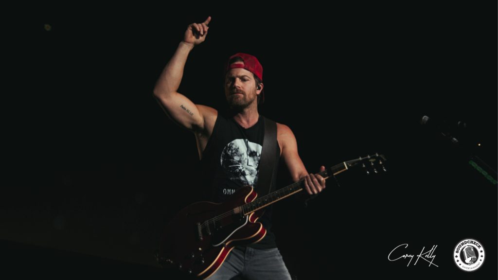 Kip Moore peforms at General Motors Centre in Oshawa on the Me And My Kind Tour - Photo: Corey Kelly