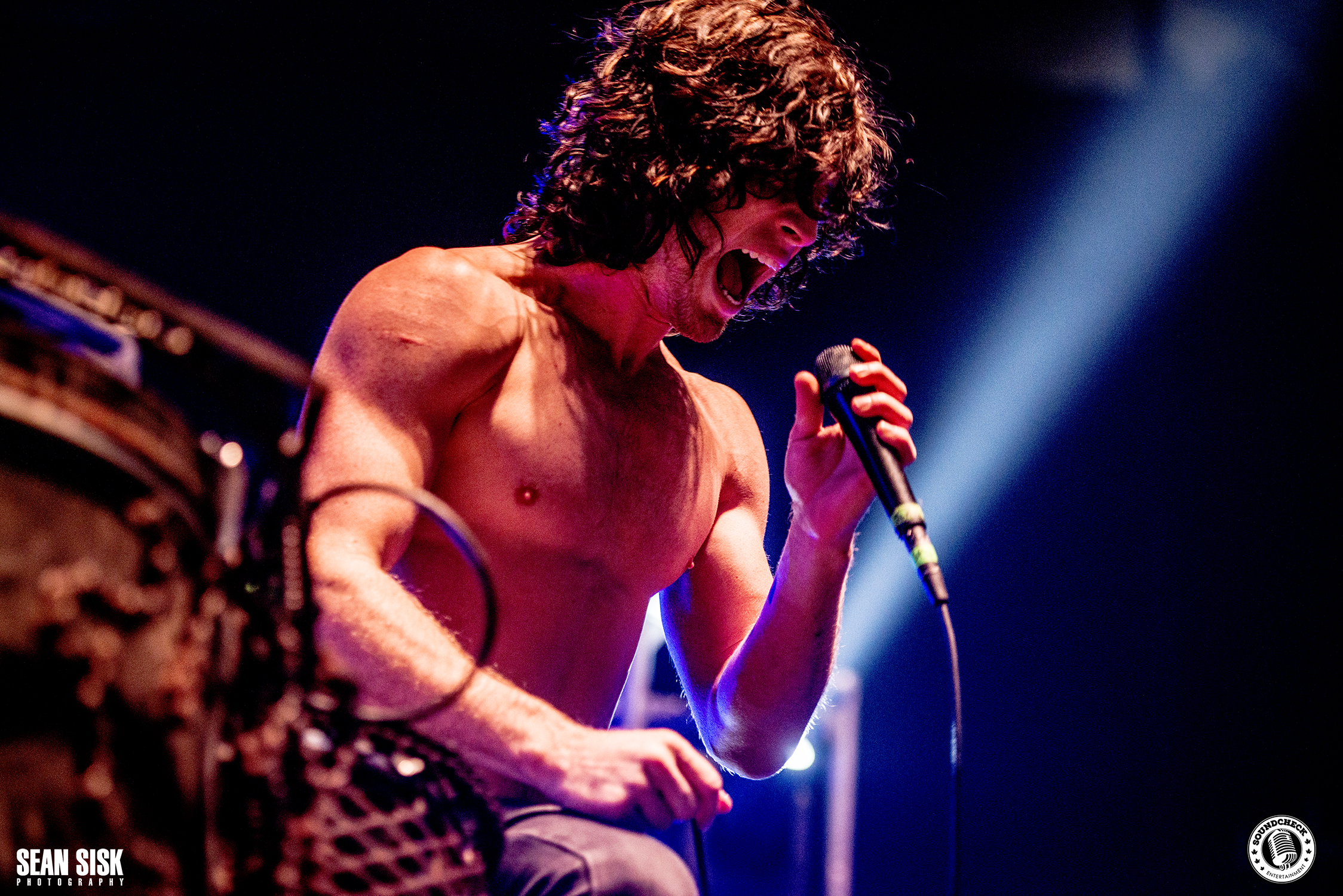 Jonny Hawkins of Nothing More performs at TD Place in Ottawa photo by Sean Sisk