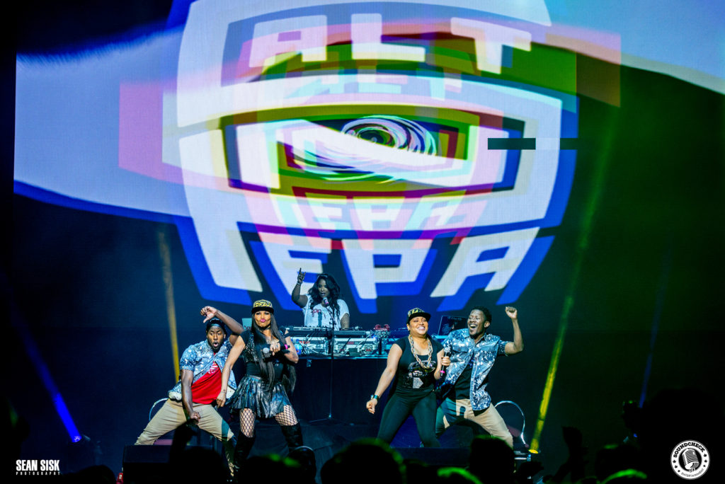Salt N' Pepa performs at TD Place as part of the I Love the 90s Tour - photo by Sean Sisk for Sound Check Entertainment