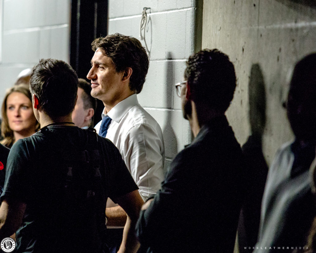 PM Trudeau takes part in WE Day celebrations at Canadian Tire Centre in Ottawa photo by David DiUbaldo