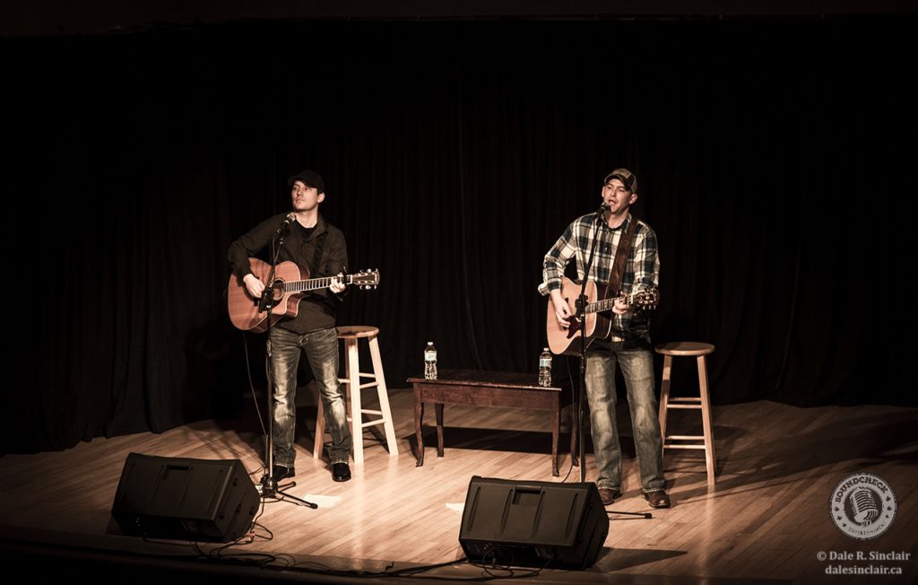 Tristan Horncastle and Brad Bailey perform at the Joshua Bates Centre in Athens, ON - photo by Dale Sinclair