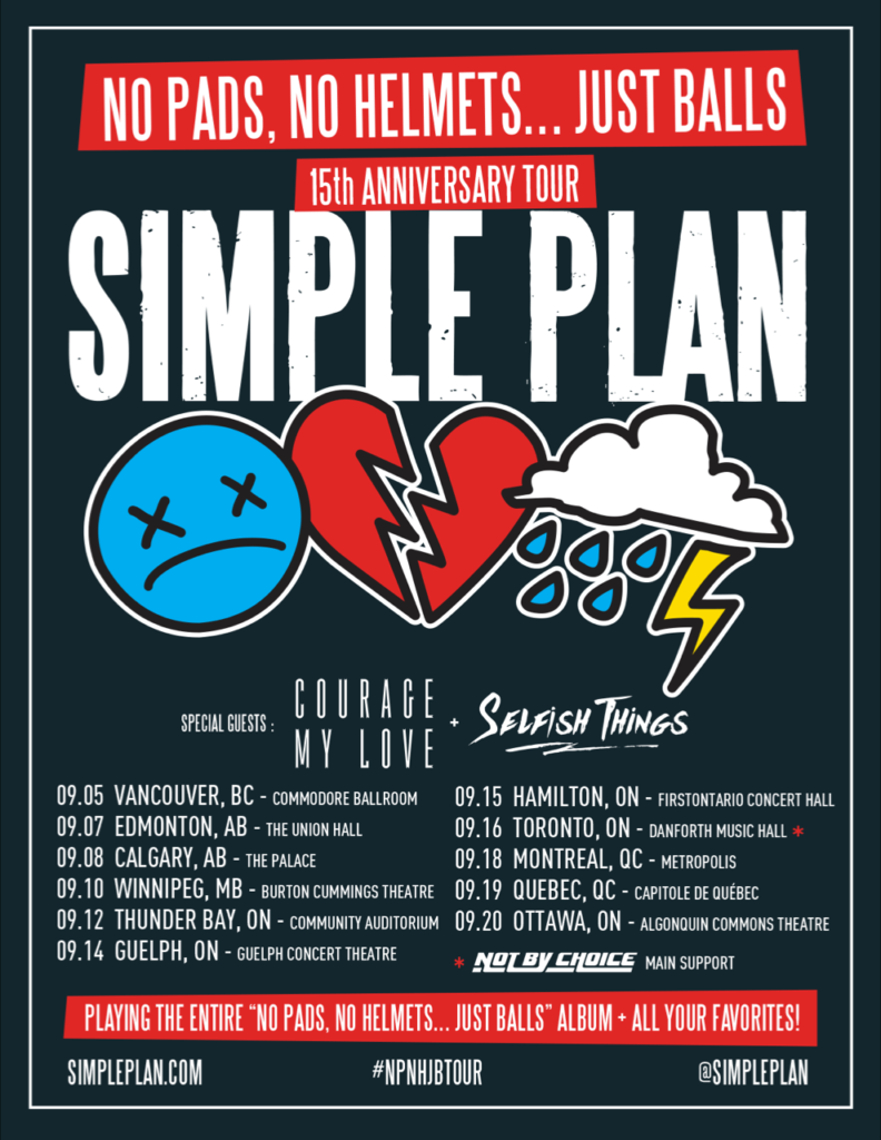 Simple Plan No Pads, No Helmet...JUST Balls 15th Anniversary tour
