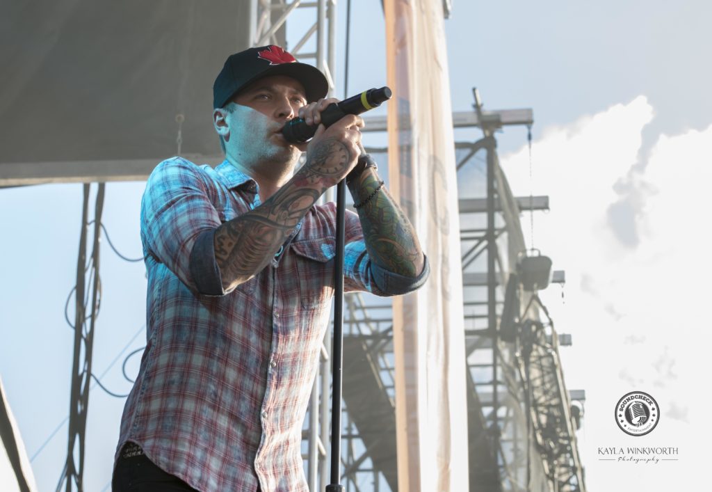 Dallas Smith performs at Trackside Music Festival in London ON