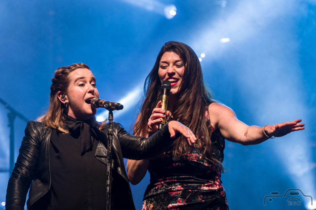 Serena Ryder and Terra Lightfoot at the Beaumont Blues and Roots Festival