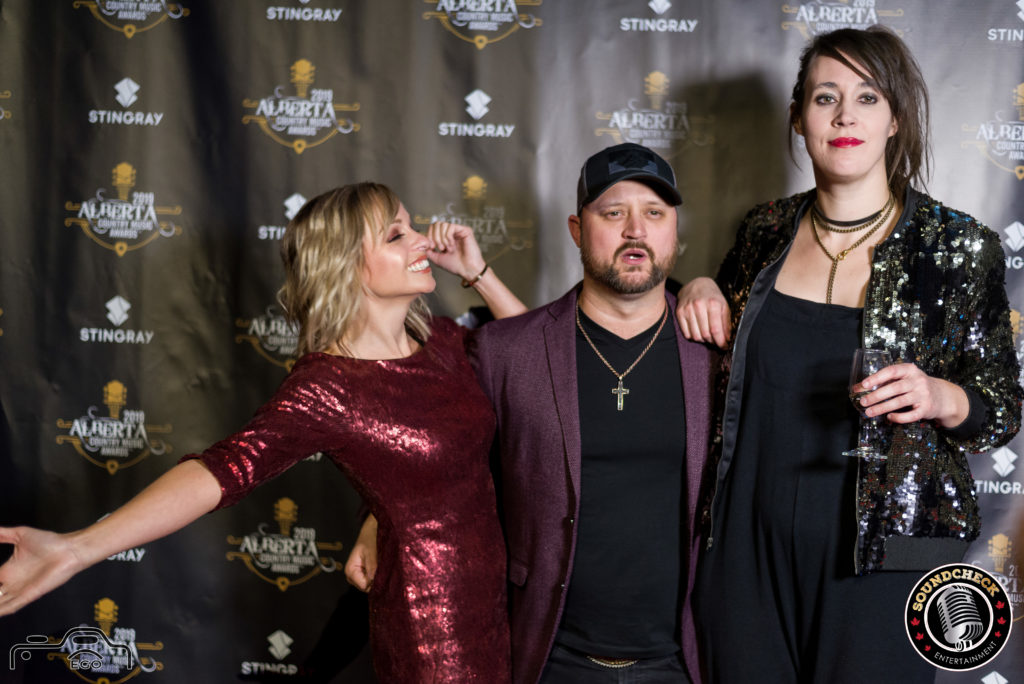 Katie Rox, Aaron Goodvin, Krista Wodelet, ACMA Awards 2019, PhotoByEGO