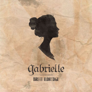Brett Eldredge, Gabrielle song cover art featuring silhouette of woman