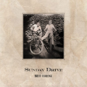 Brett Eldredge Sunday Drive Album art featuring two boys on bikes